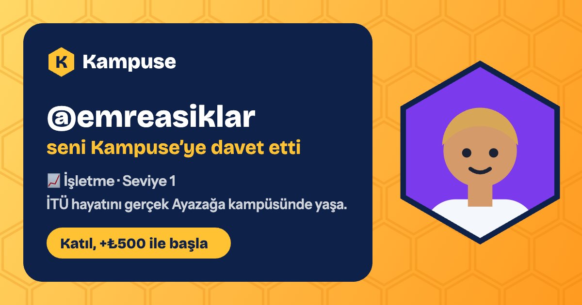 @emreasiklar · Kampuse