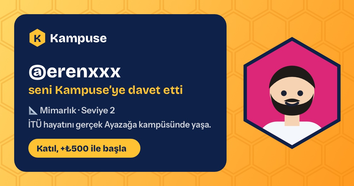 @erenxxx · Kampuse