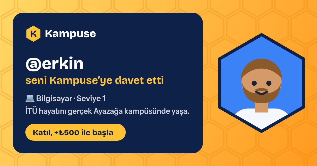 @erkin · Kampuse