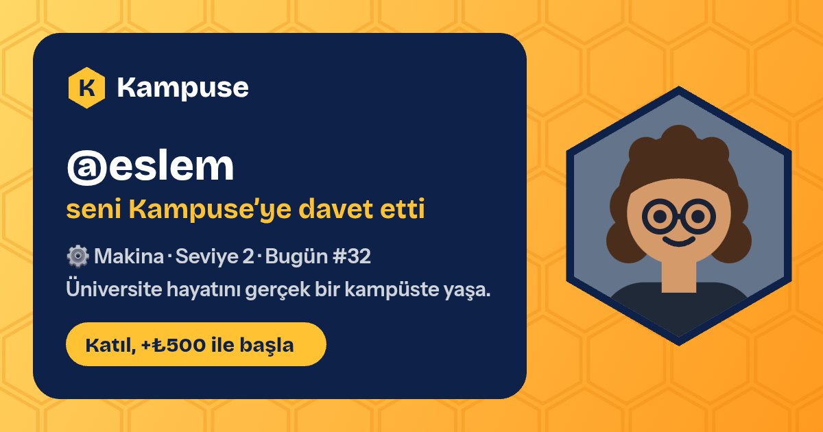 @eslem · Kampuse