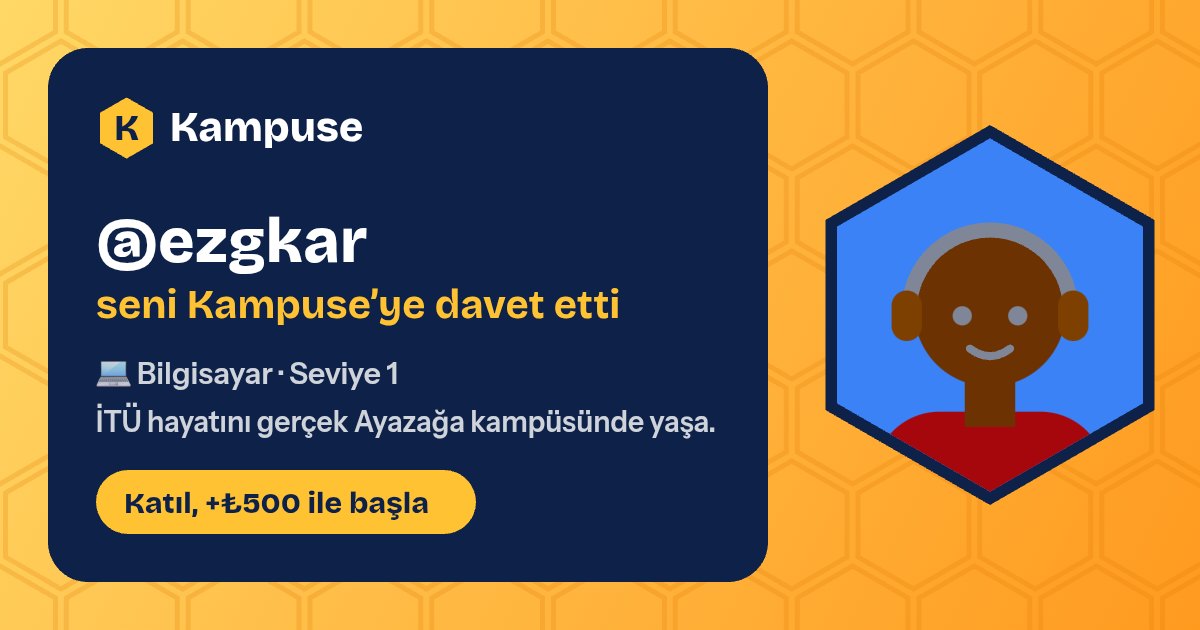 @ezgkar · Kampuse