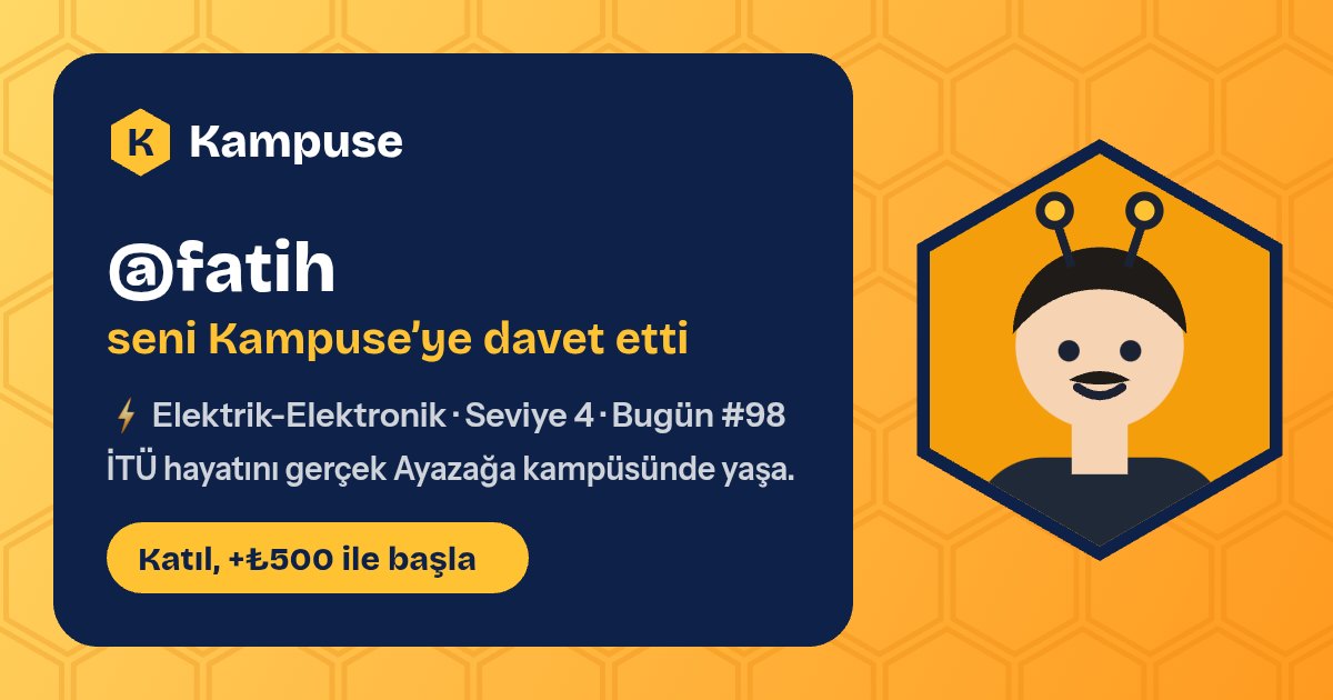 @fatih · Kampuse