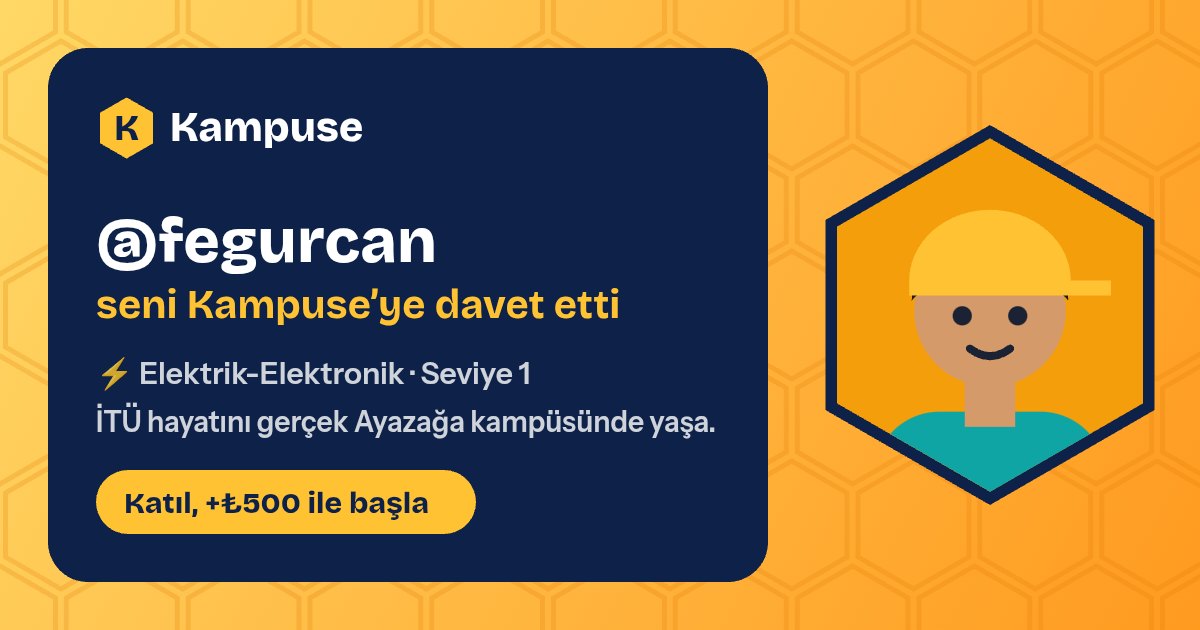 @fegurcan · Kampuse