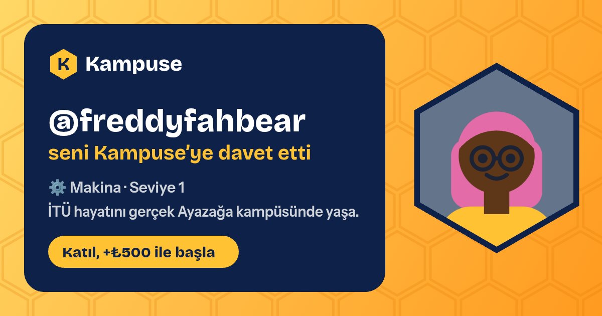 @freddyfahbear · Kampuse