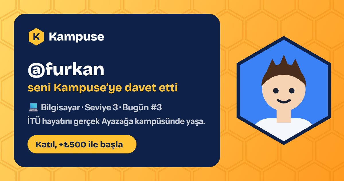 @furkan · Kampuse