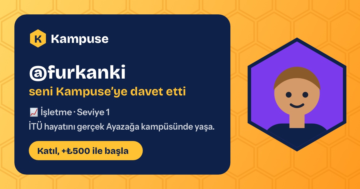 @furkanki · Kampuse