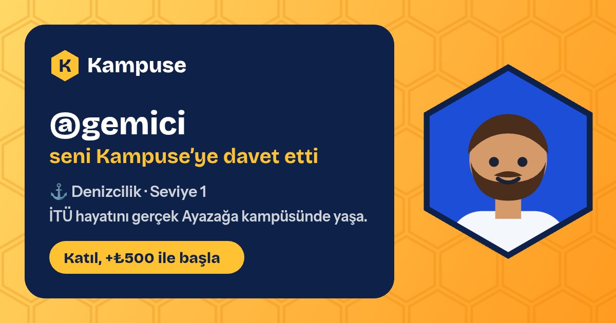 @gemici · Kampuse