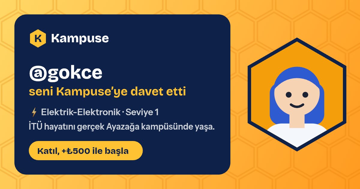 @gokce · Kampuse