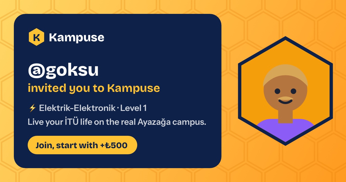 @goksu · Kampuse