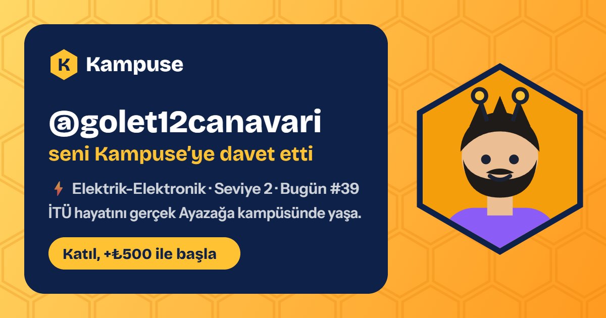 @golet12canavari · Kampuse