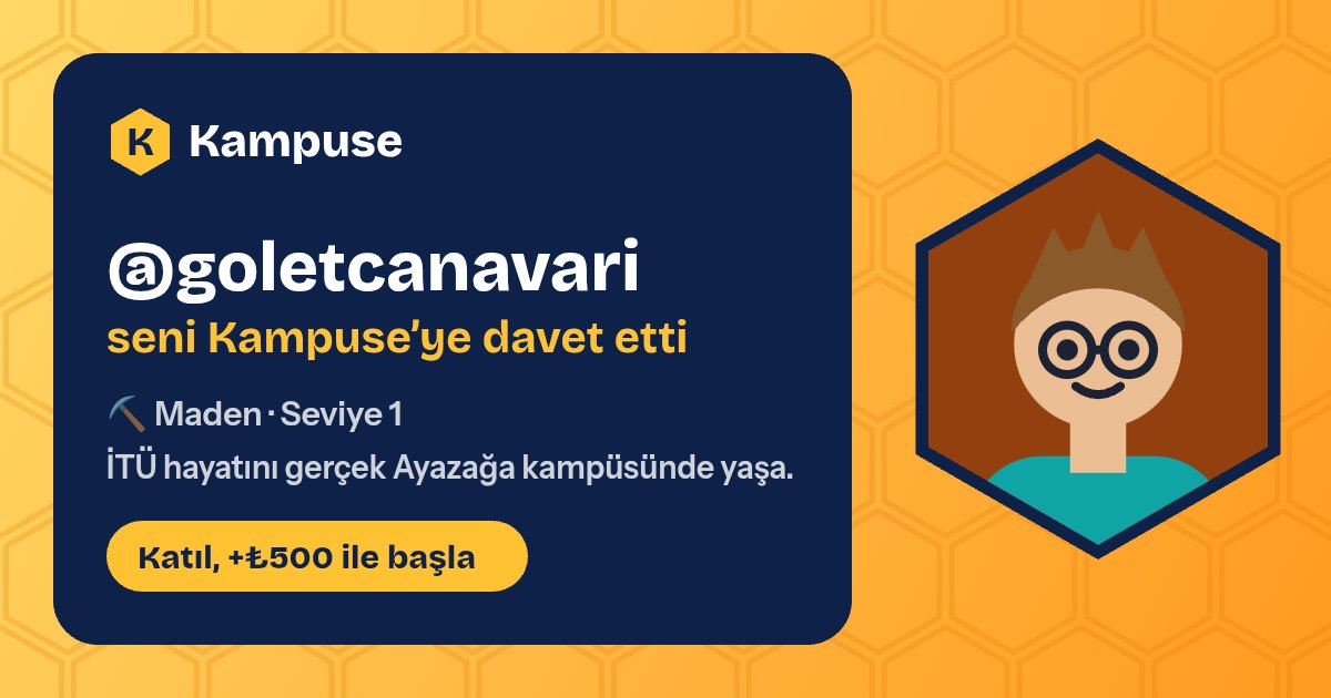 @goletcanavari · Kampuse