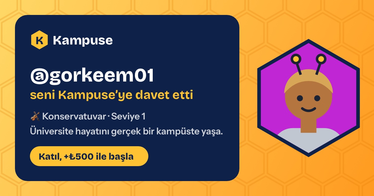 @gorkeem01 · Kampuse