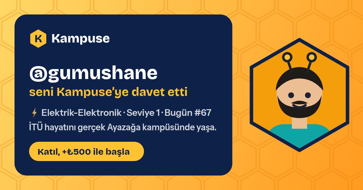 @gumushane · Kampuse