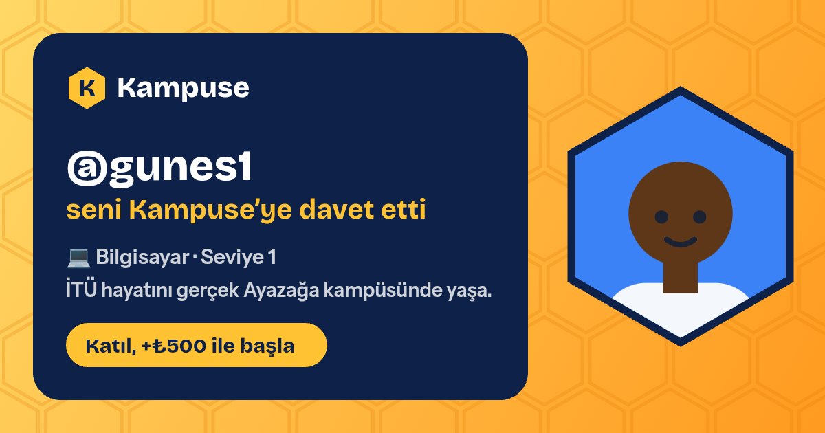 @gunes1 · Kampuse