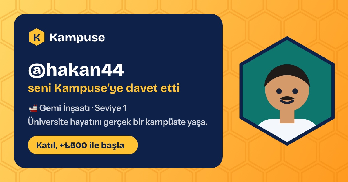 @hakan44 · Kampuse