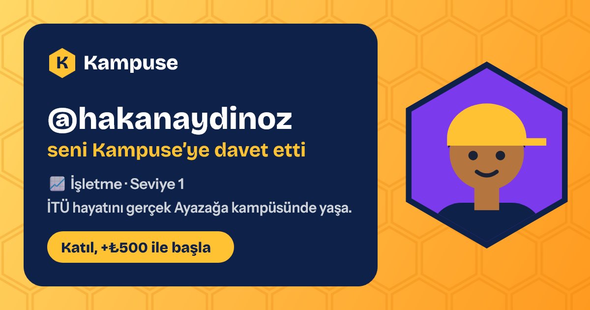 @hakanaydinoz · Kampuse