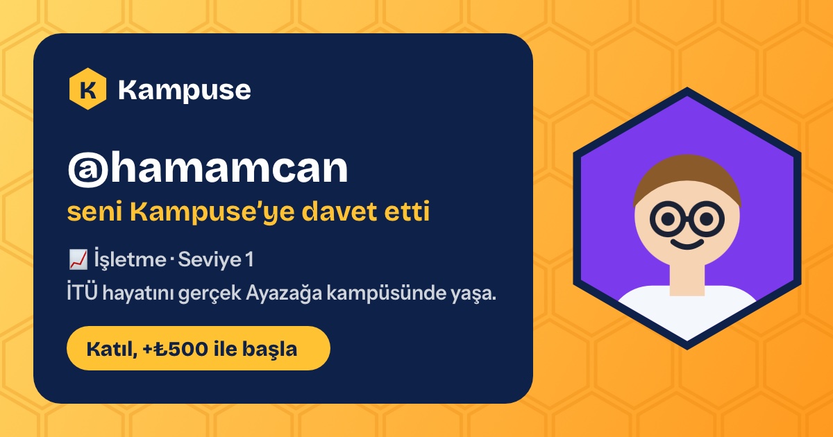 @hamamcan · Kampuse