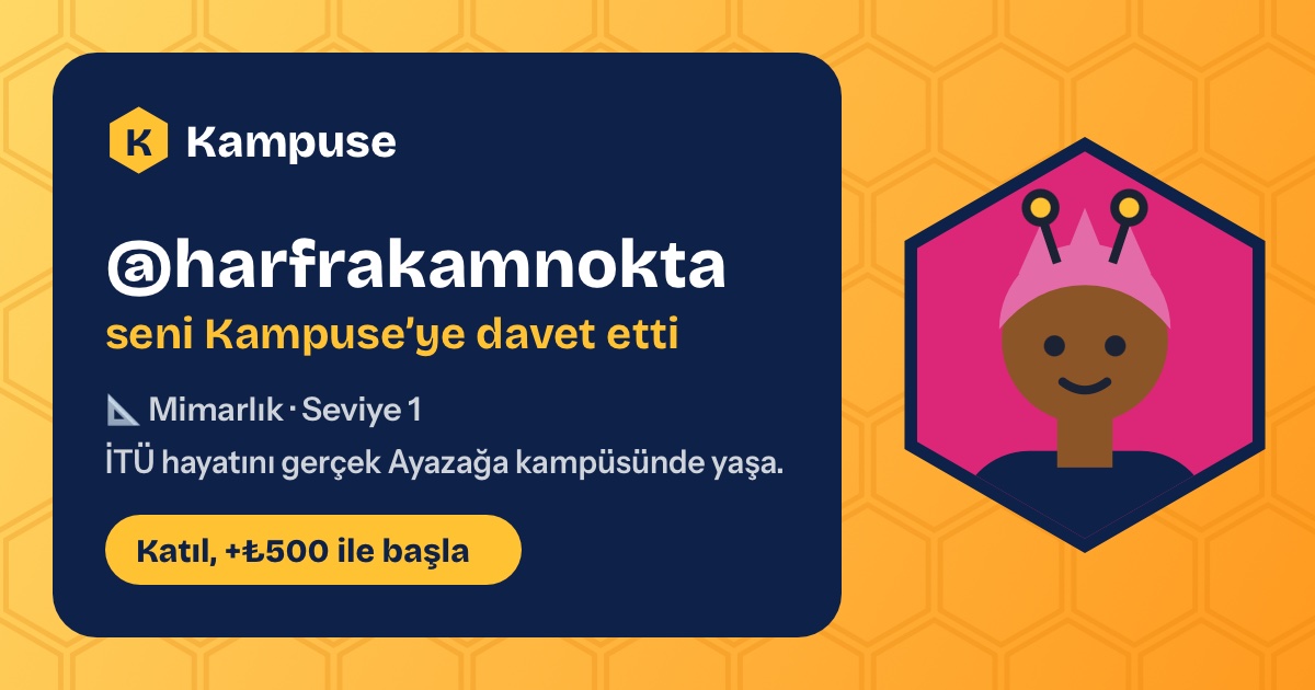 @harfrakamnokta · Kampuse