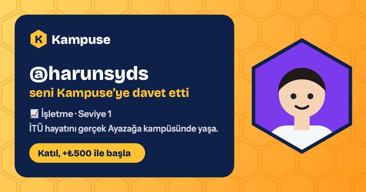 @harunsyds · Kampuse