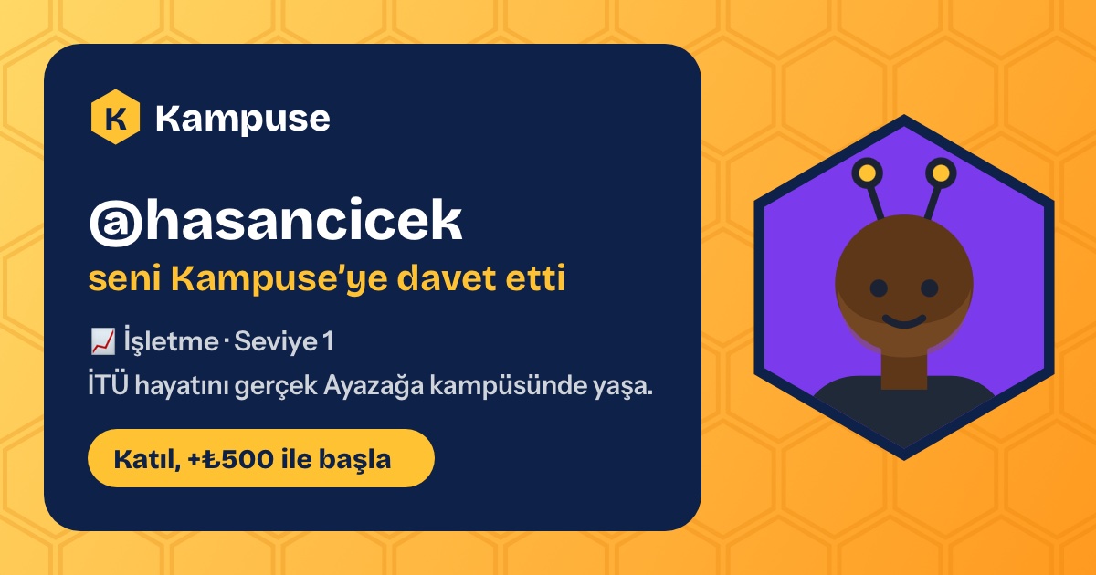 @hasancicek · Kampuse