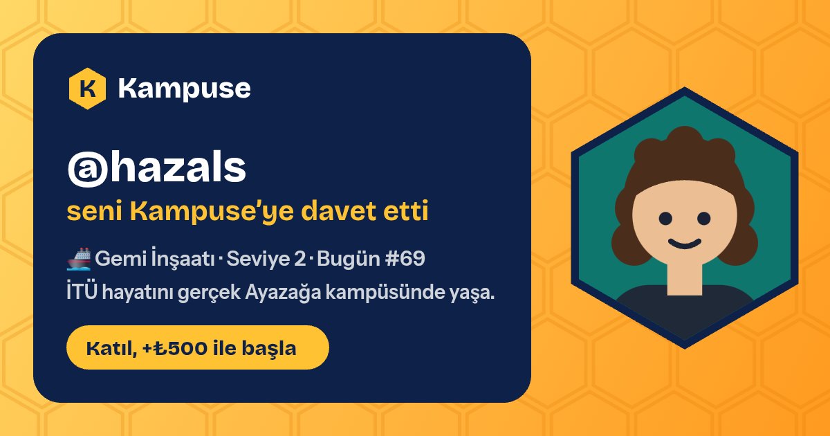 @hazals · Kampuse