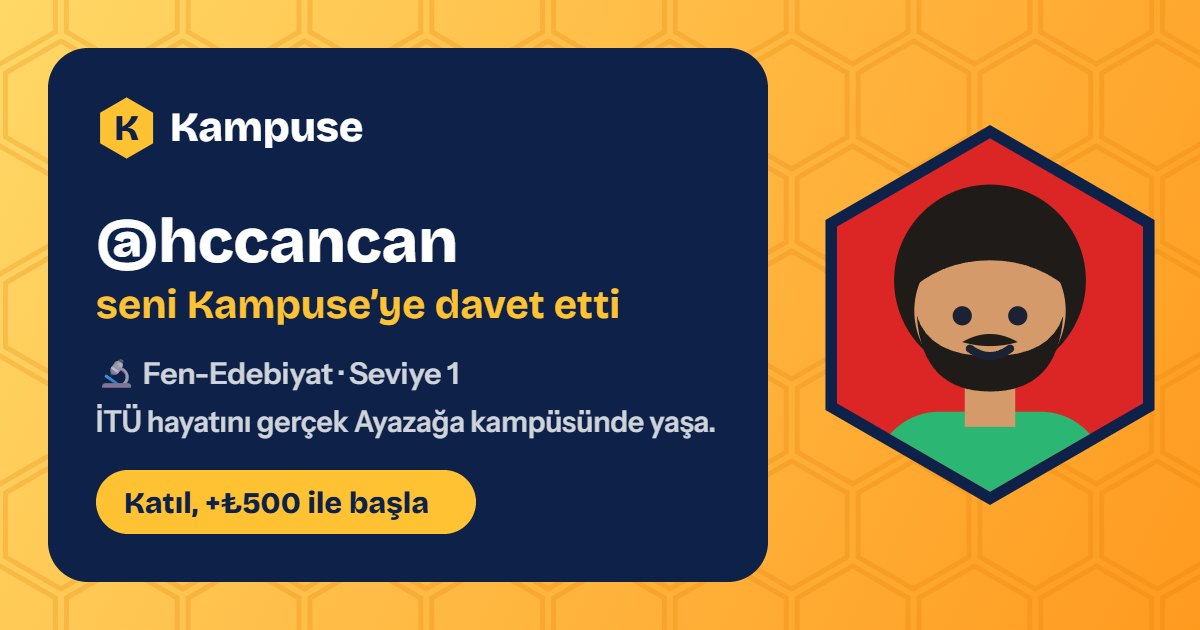 @hccancan · Kampuse
