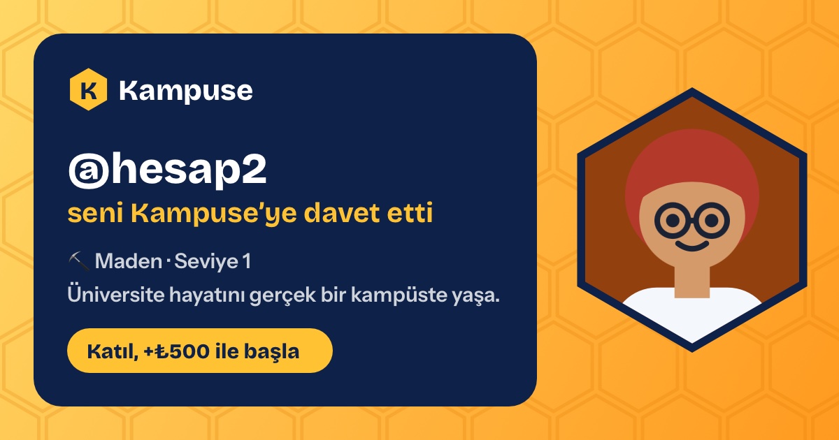 @hesap2 · Kampuse