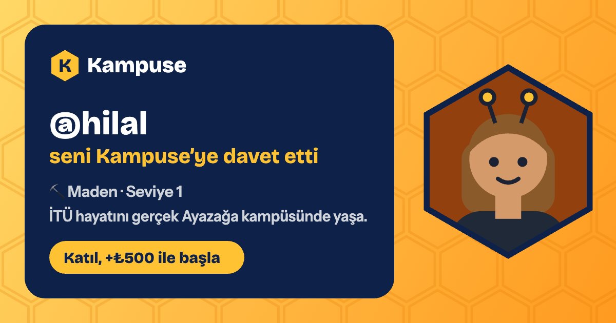 @hilal · Kampuse