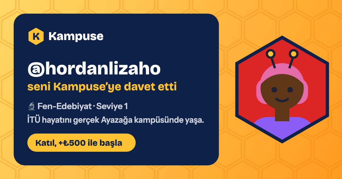 @hordanlizaho · Kampuse