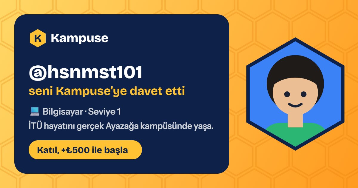 @hsnmst101 · Kampuse