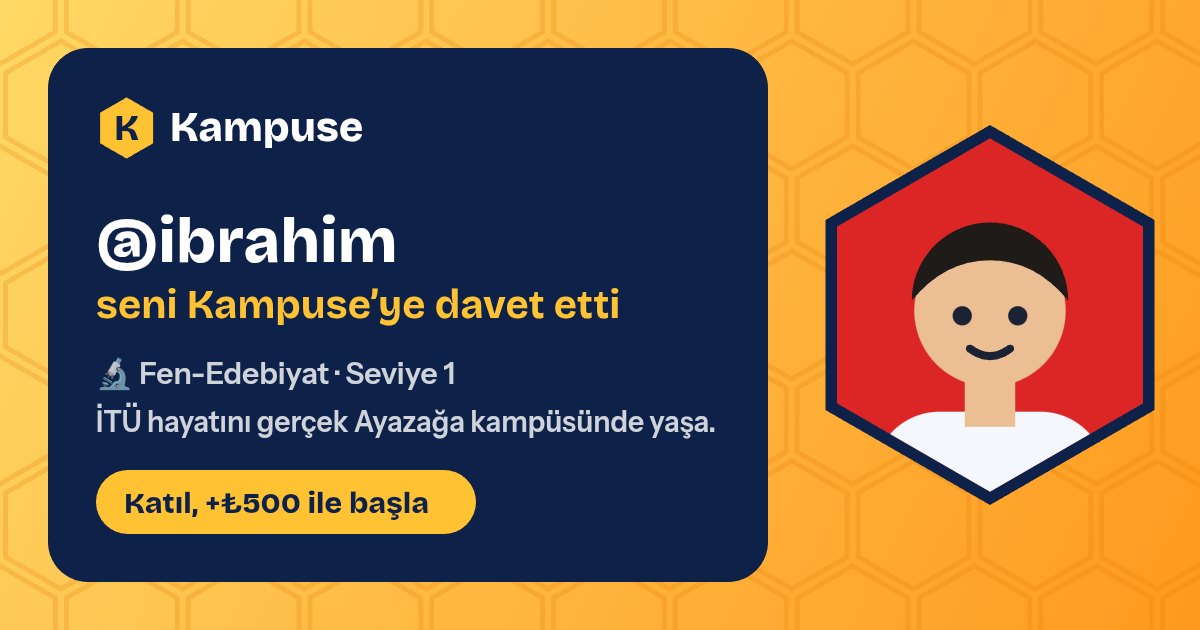 @ibrahim · Kampuse