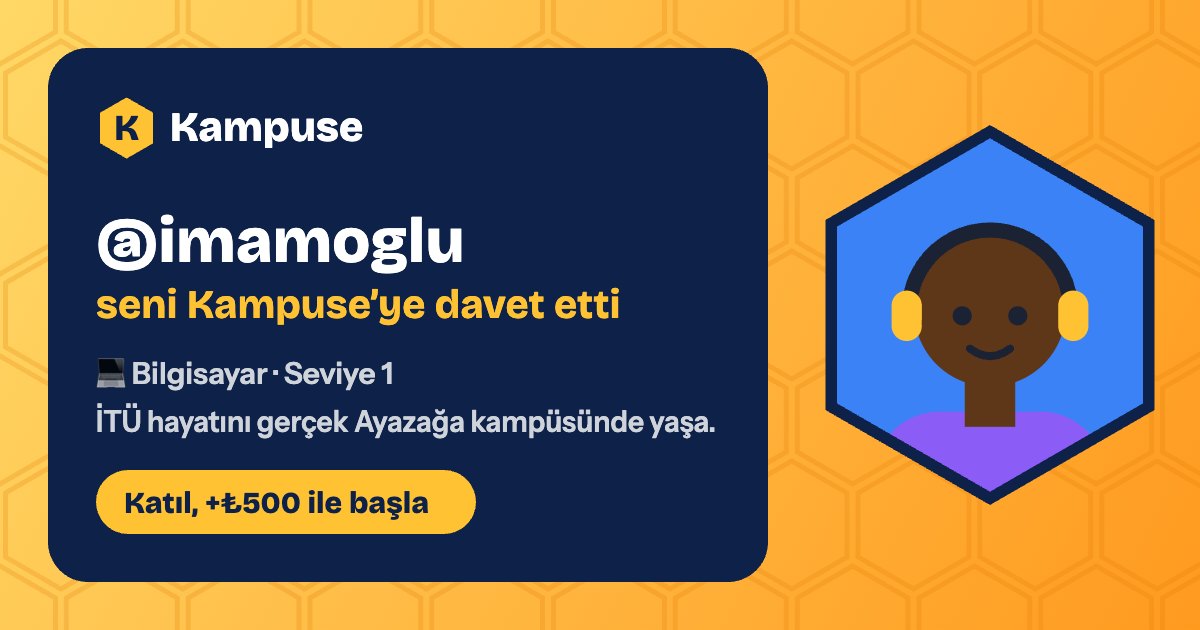@imamoglu · Kampuse