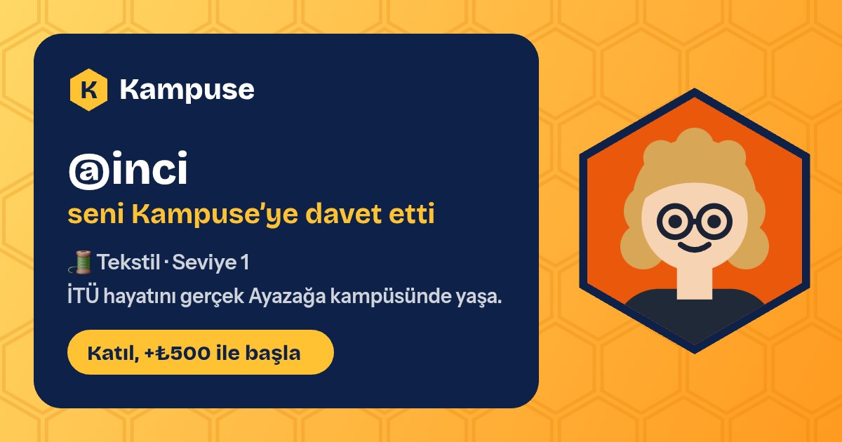 @inci · Kampuse