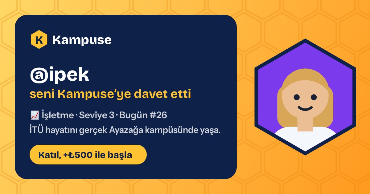@ipek · Kampuse
