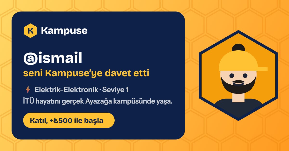 @ismail · Kampuse