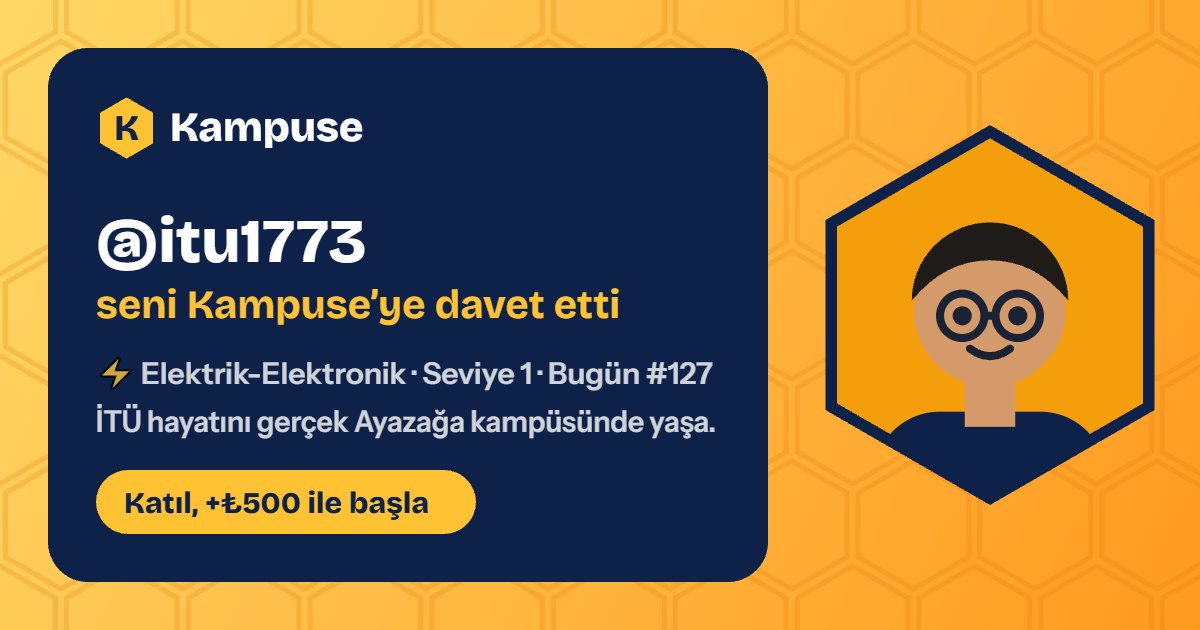 @itu1773 · Kampuse
