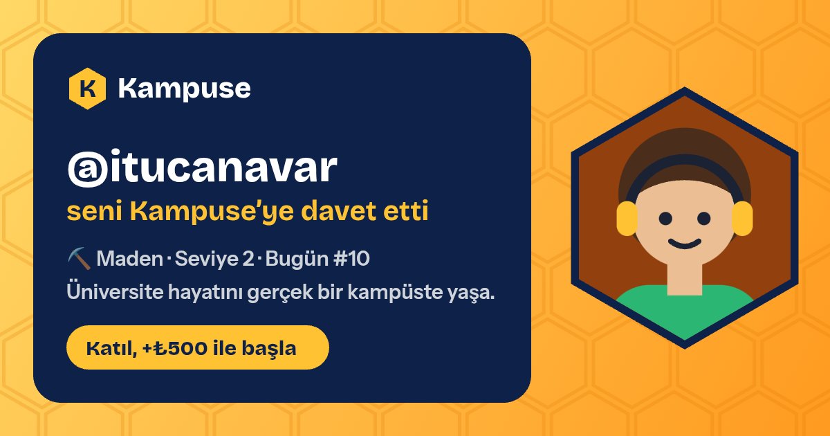 @itucanavar · Kampuse