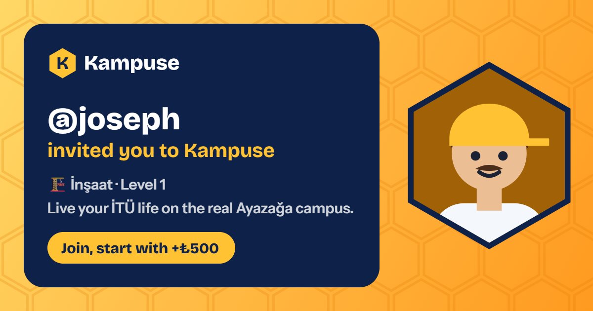 @joseph · Kampuse