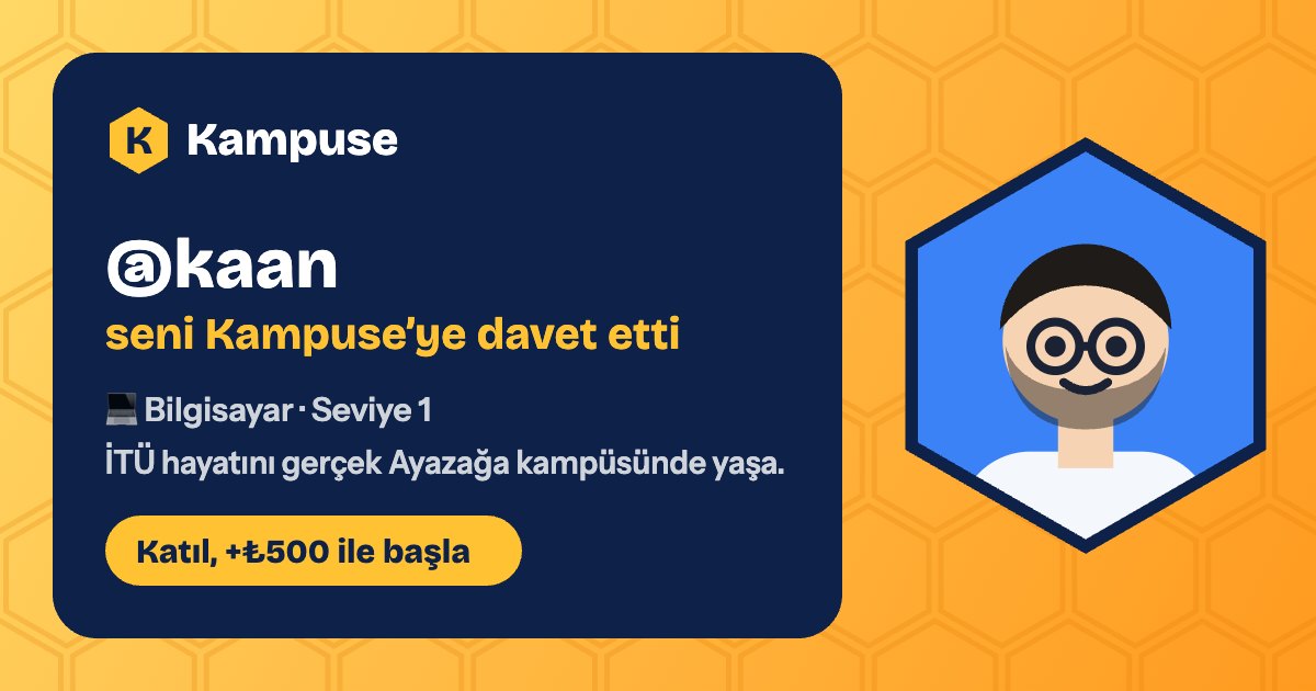@kaan · Kampuse
