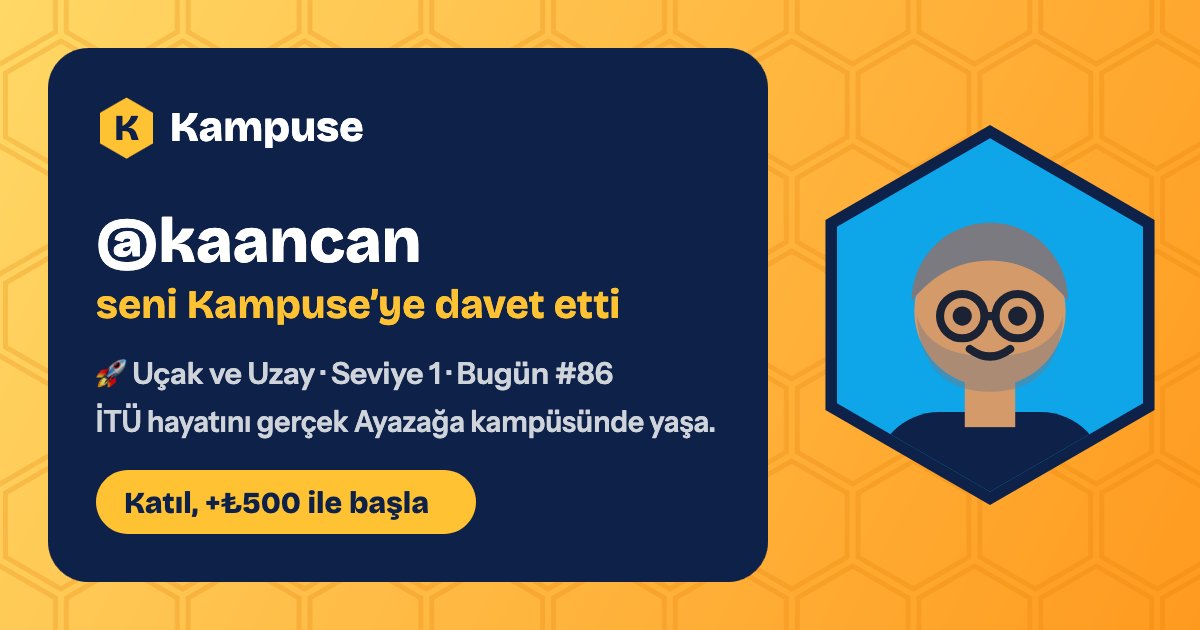 @kaancan · Kampuse