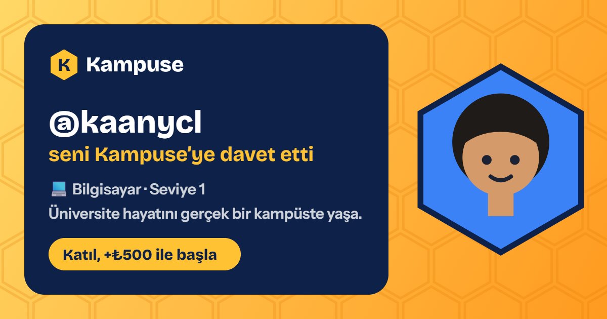 @kaanycl · Kampuse