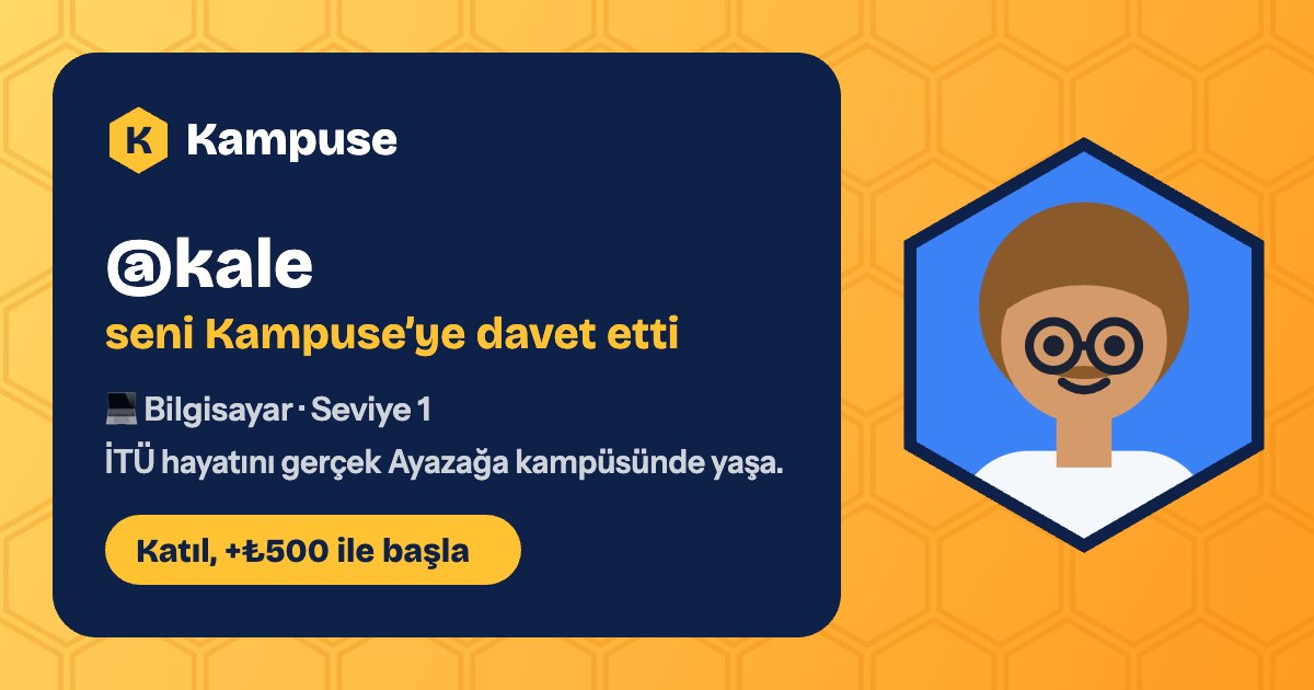 @kale · Kampuse