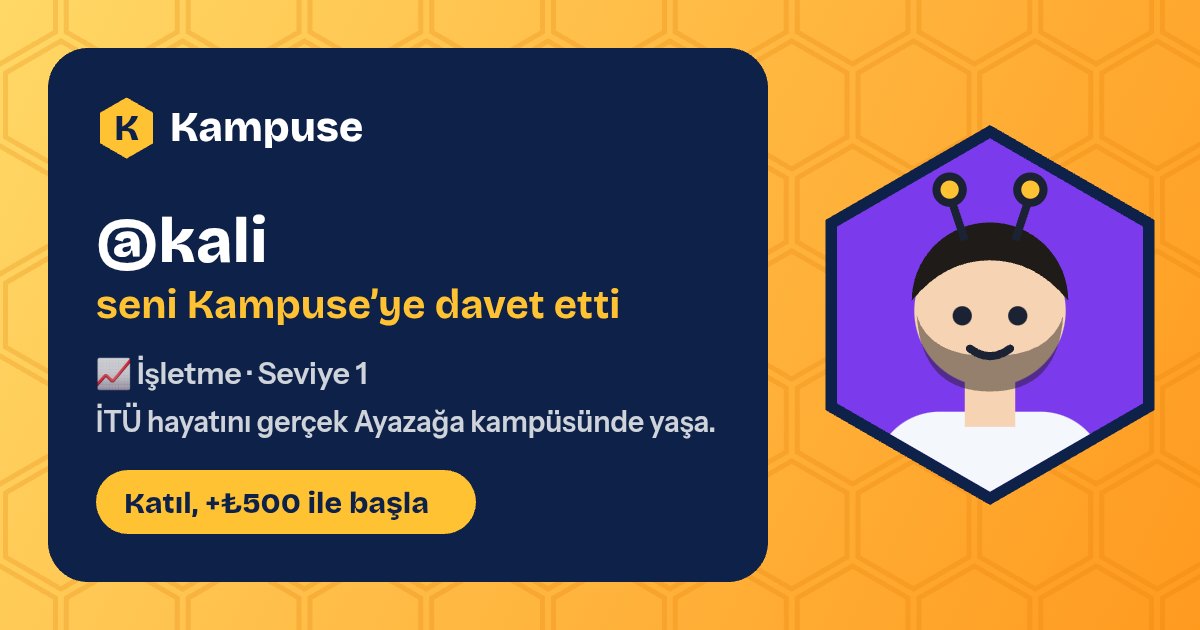 @kali · Kampuse