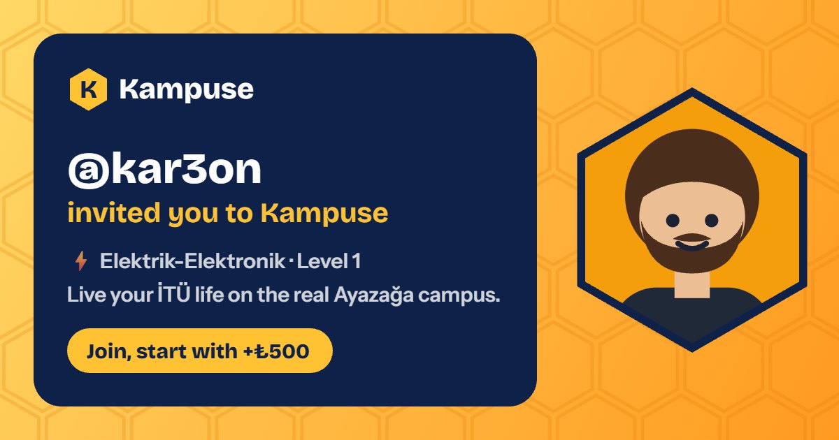 @kar3on · Kampuse