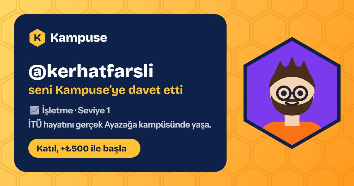 @kerhatfarsli · Kampuse