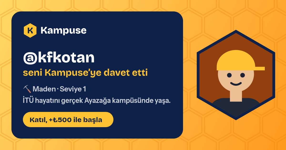 @kfkotan · Kampuse