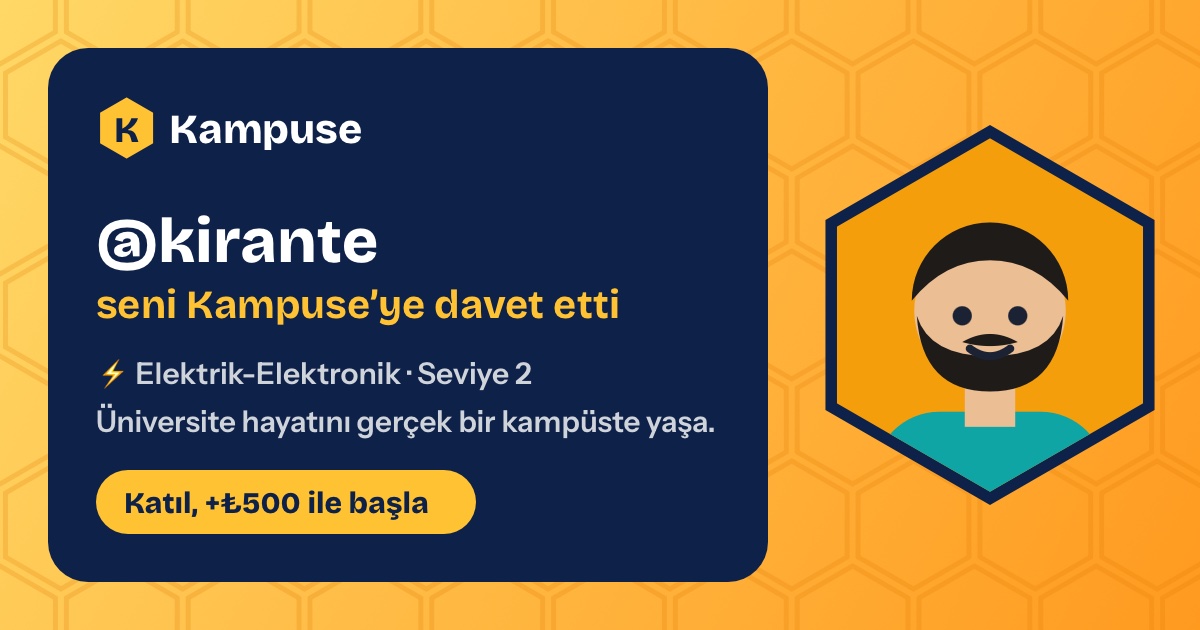 @kirante · Kampuse
