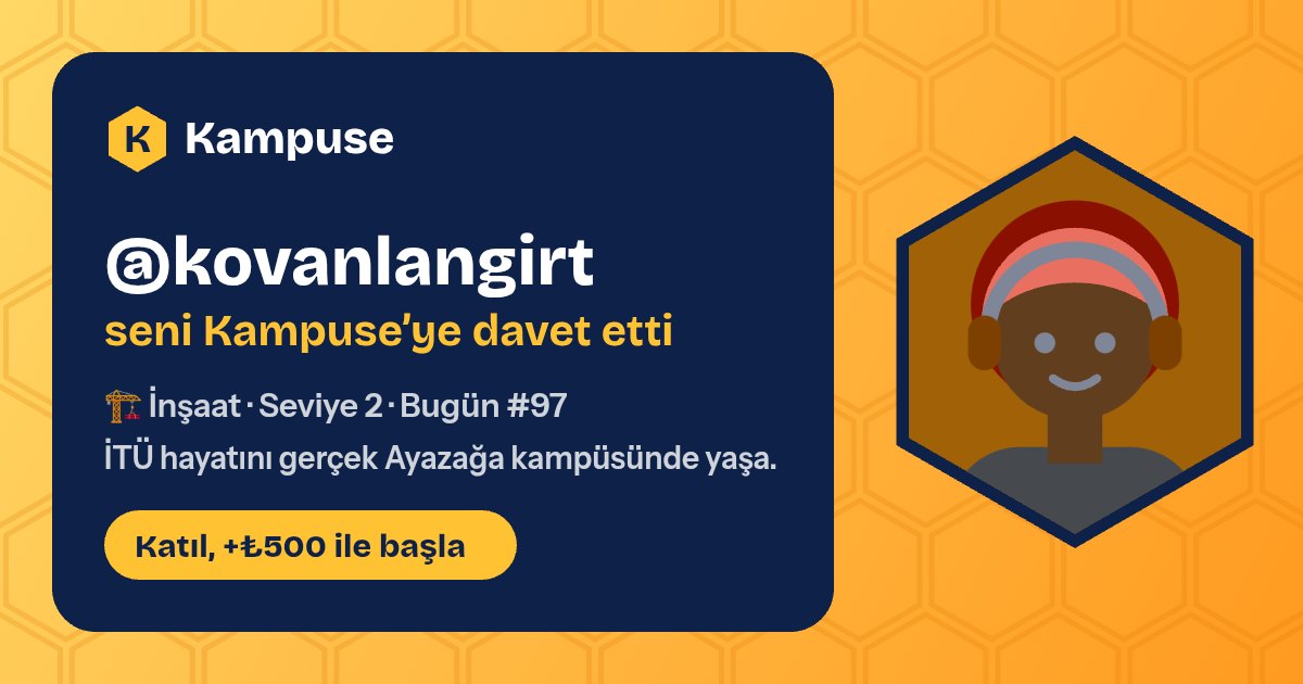 @kovanlangirt · Kampuse