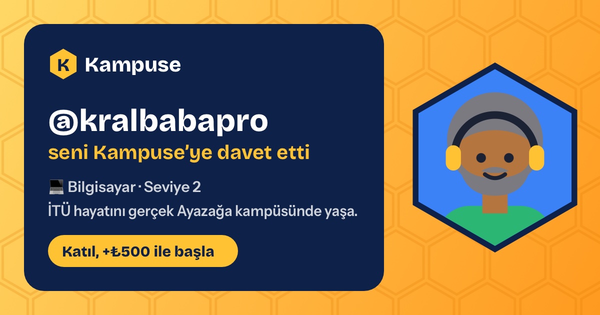 @kralbabapro · Kampuse
