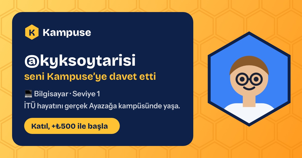 @kyksoytarisi · Kampuse